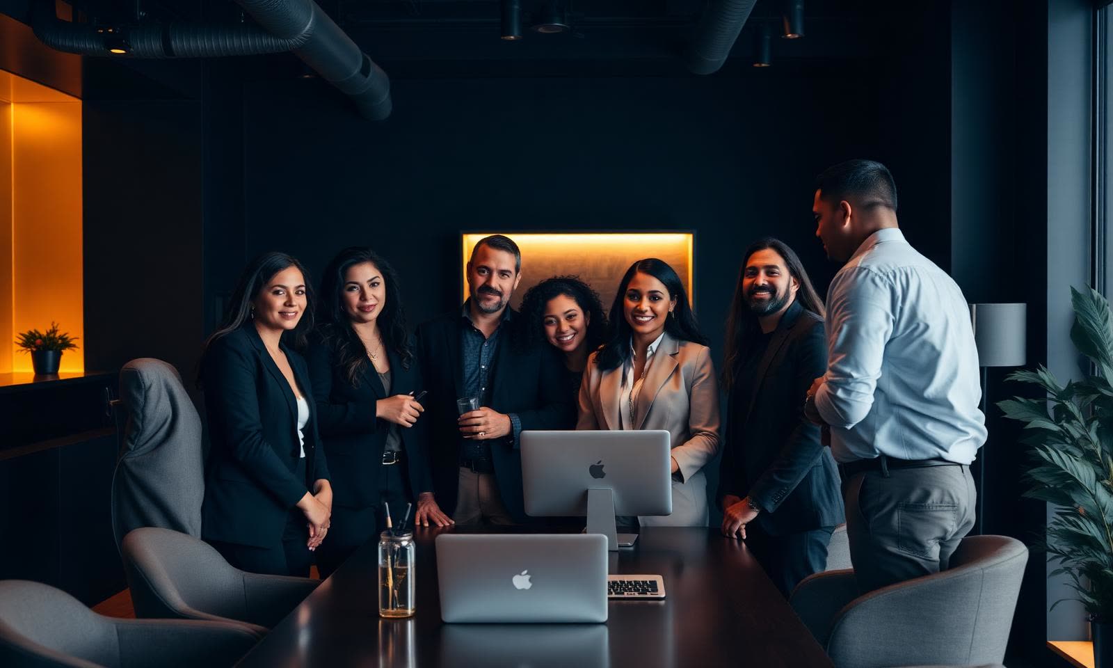 Affluent Communications team collaborating