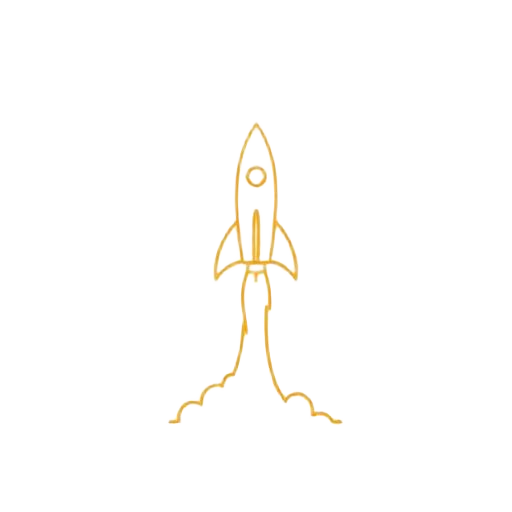 Rocket growth icon